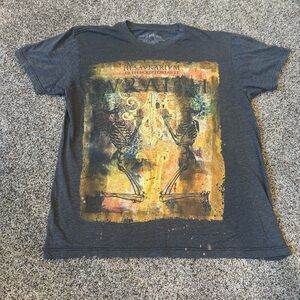 JEM Charcoal Tee with Artistic Graphic